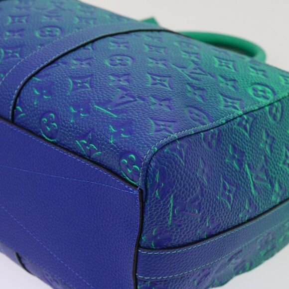 Pre Loved louis vuitton Women Neon Green Boston Bags - Picture 8 of 8